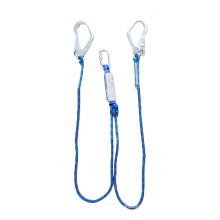 Shock Wave Shock Absorbing Lanyard With Big Hooks